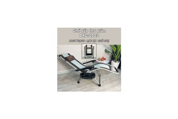 [VẢI LƯỚI CHẦN BÔNG ÊM ÁI] Ghế Xếp Thư Giãn DAKITA DKG-2023 [CAO CẤP - HIỆN ĐẠI-BÁN SIÊU CHẠY]