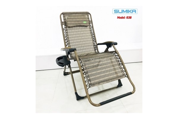 Ghế xếp thư giãn SUMIKA 638 - bề rộng 73cm, tải trọng 300kg